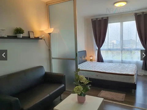 For Rent Condo DCONDO CAMPUS RESORT BANGNA Building C, Floor 8,1 bed room, Room size 30.00 sqm