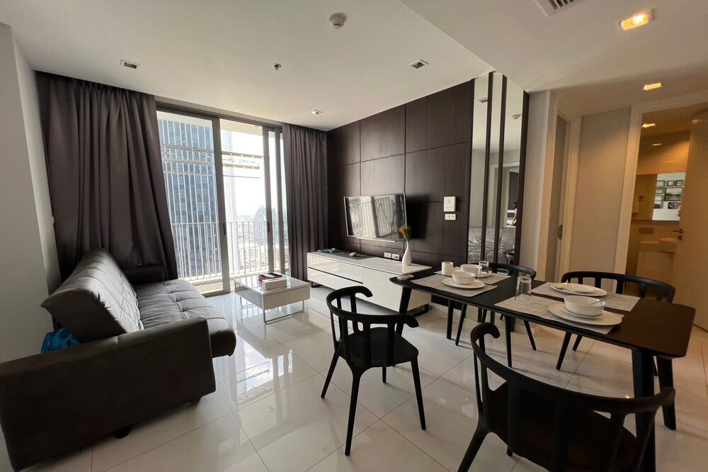 picture For Rent !! Code C20221200865..........Nara 9, 2 bedroom, 2 bathroom, South Facing, high floor 24++, furnished, ready to move in 📣📣 - 2/7