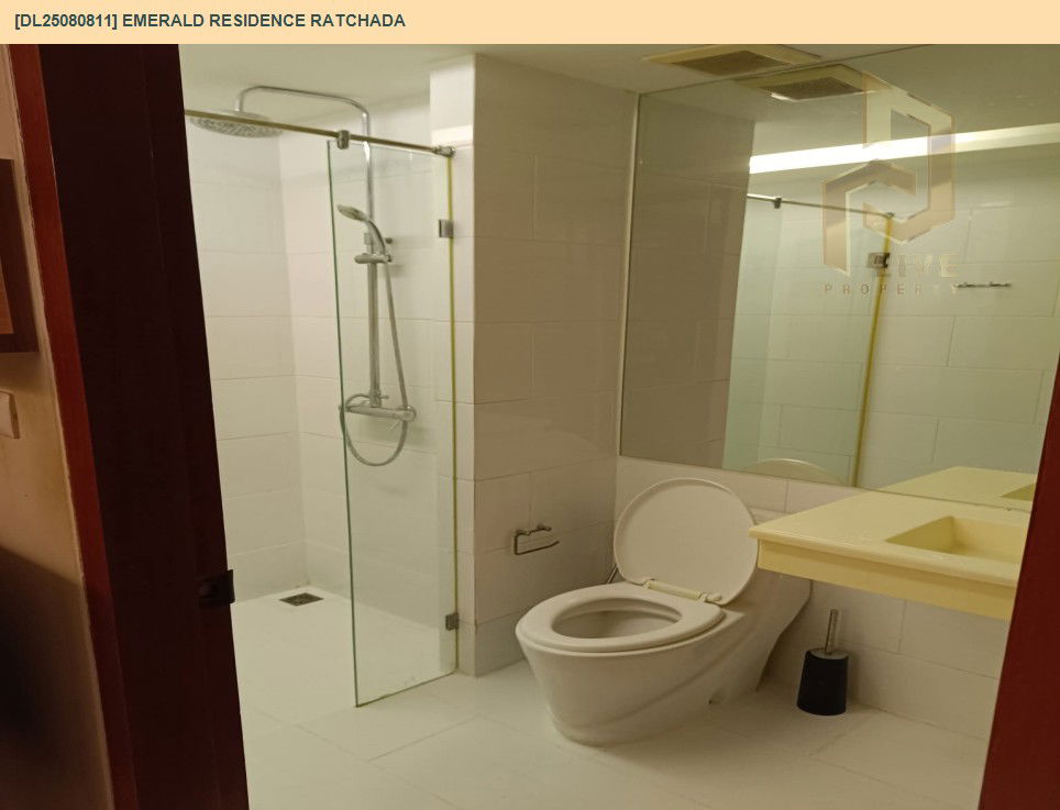 รูป DL25080811 ให้เช่าคอนโด เอมเมอรัลด์ เรสซิเดนท์ รัชดา (Emerald Residence Ratchada) ใกล้ MRT ห้วยขวาง พร้อมเข้าอยู่ โทรด่วน 0638692663 LineID @655ebbvc - รูปที่ 8/13