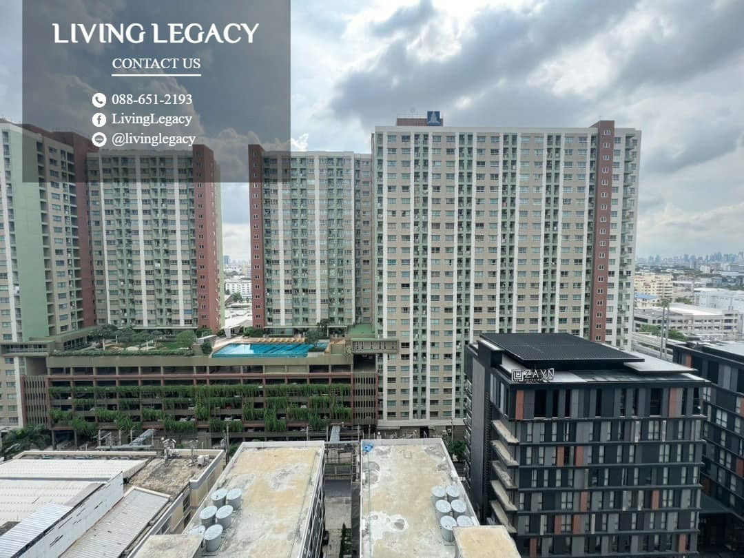 picture LUJN49GE Condo For Rent The Rich Rama 9 - Srinakarin 28 Sq.M. Floor 12 line id : @livinglegacy - 6/8