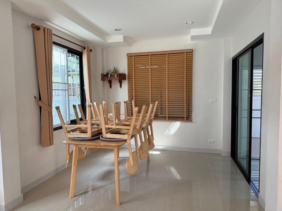 picture Townhome for rent in the B Home Sansai project, only 10 minutes from Meta Mall . Small pets are allowed.- RW006843 - 7/27