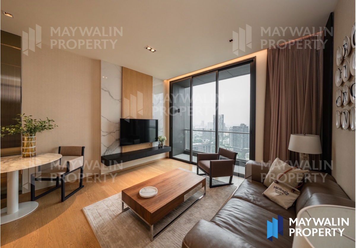 รูป 賃貸 – Beatniq Sukhumvit 32 ✨ 高級コンド 1ベッドルーム 60㎡ 30階 | 家具付き – 月額 59,000バーツ - รูปที่ 2/6