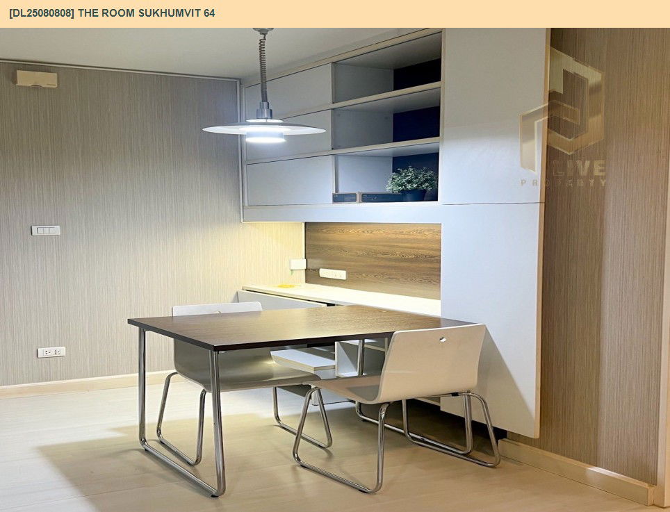 รูป DL25080808 ให้เช่าคอนโด เดอะ รูม สุขุมวิท 64 (The Room Sukhumvit 64) ใกล้ BTS ปุณณวิธี พร้อมเข้าอยู่ โทรด่วน 0638692663 LineID @655ebbvc - รูปที่ 4/10