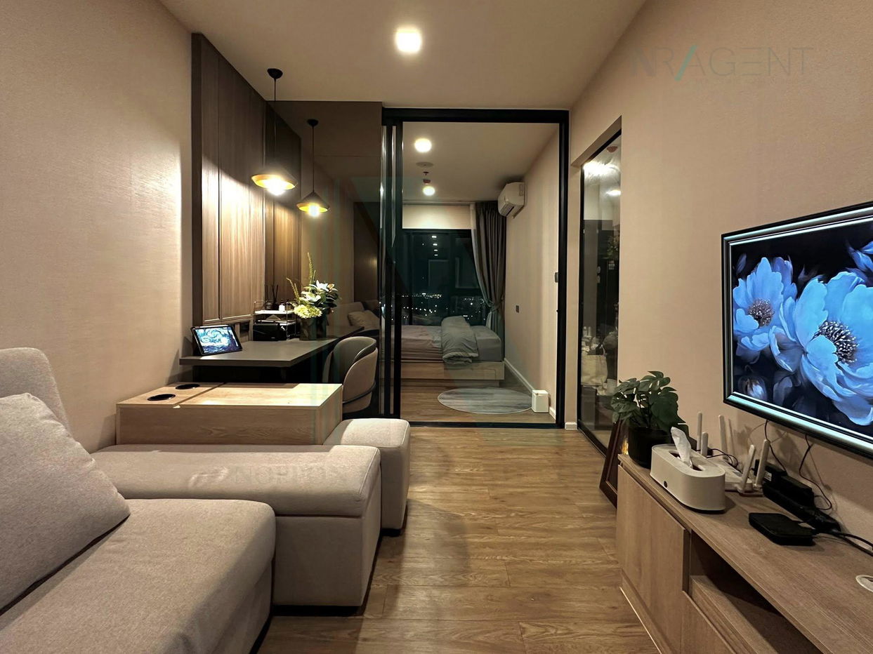 รูป ให้เช่าคอนโด โมดิซ สุขุมวิท 50 อาคาร 1 ชั้น 18 1 ห้องนอน ขนาด 29 ตรม ใกล้ ด่านเก็บค่าผ่านทางพิเศษอาจณรงค์ 3 - รูปที่ 6/8