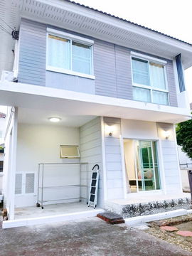 สนามบินสุวรรณภูมิ8.5กม. ร่มเกล้า2-10 โลตัส สุขาภิบาล 3 2.1กม. BigC บ้านเดี่ยว 2 ชั้น 52ตารางวา 3นอน