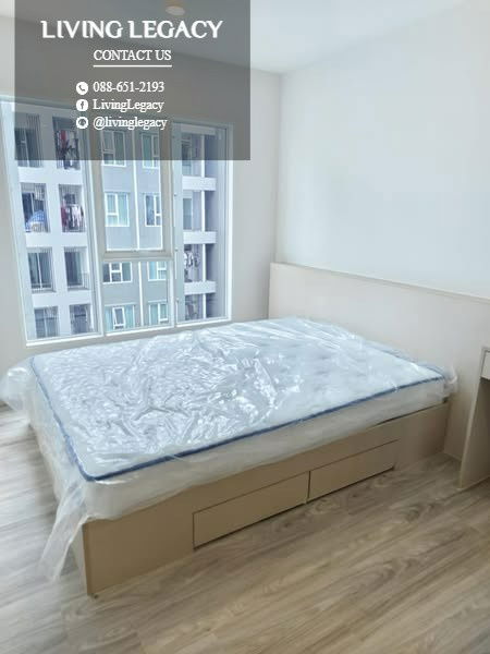 รูป T1KTQC ให้เช่าคอนโด Regent Home Bangna 28 ตร.ม. ชั้น 30 ตึก A line id : @livinglegacy - รูปที่ 2/6