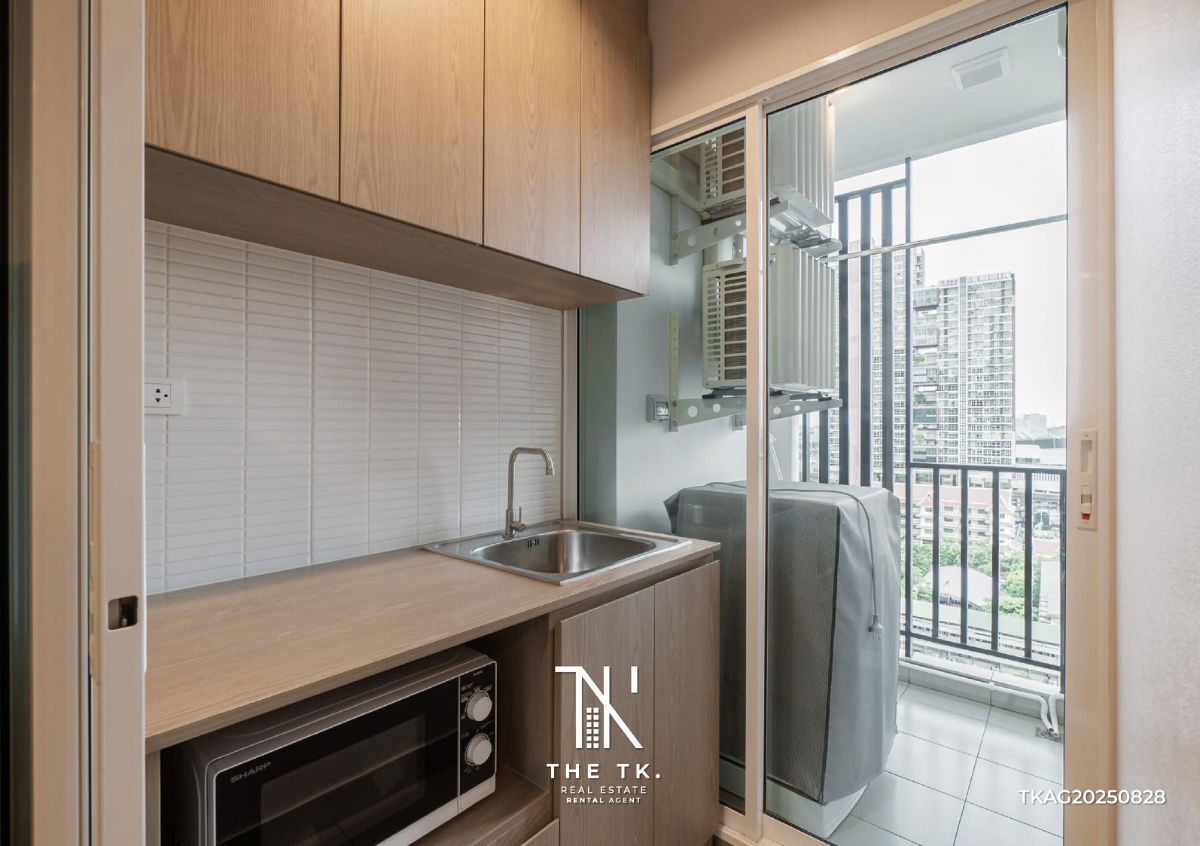 รูป ให้เช่าคอนโด Regent Home Bangna ขนาด 28 ตร.ม. 1 ห้องนอน 1 ห้องน้ำ ใกล้ BTS บางนา | ติดต่อคุณทีเค Line ID @637ilhsj - รูปที่ 13/15