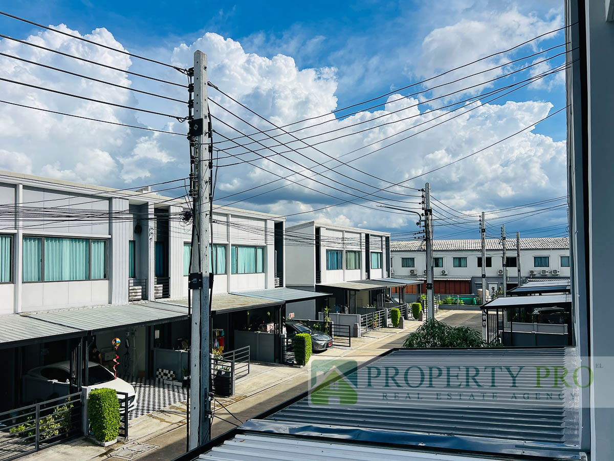 รูป ขาย บ้าน Pleno ติวานนท์ ทาวน์โฮม 2 ชั้น 3 ห้องนอน 18 ตรว 106 ตรม ใกล้ บางกะดี รังสิต ศรีสมาน ดอนเมือง : EL25S-009 - รูปที่ 14/17