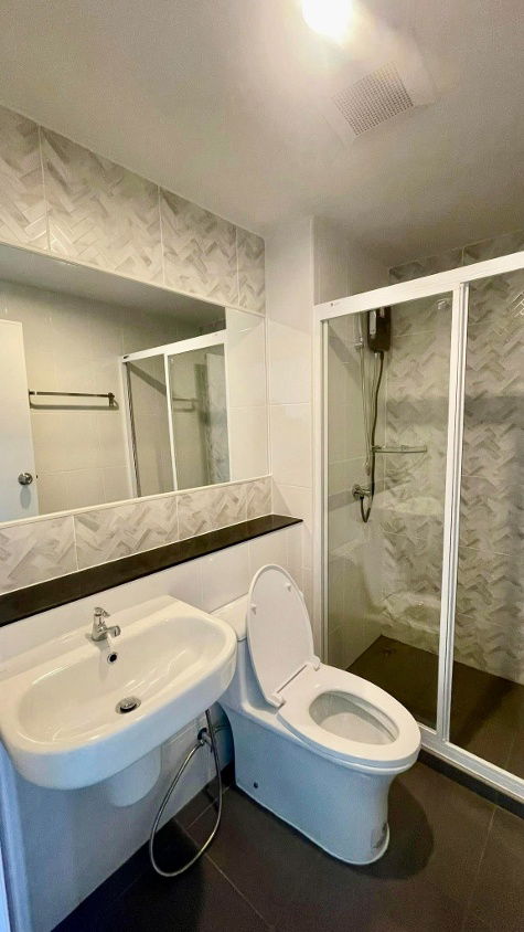 รูป code : B233 ให้เช่าคอนโด รีเจ้นท์ โฮม บางนา (Regent Home Bangna) | ใกล้ BTS บางนาเพียง 400 ม. ห้อง 1 Bedroom 28 ตร.ม. ราคาเบา ๆ - รูปที่ 7/8