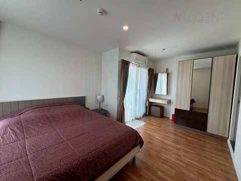 🔺 For Rent Condo LUMPINI VILLE PHATANAKAN - SRINAKARIN Building 1, Floor 24,1 bed room, Room size 34 sqm