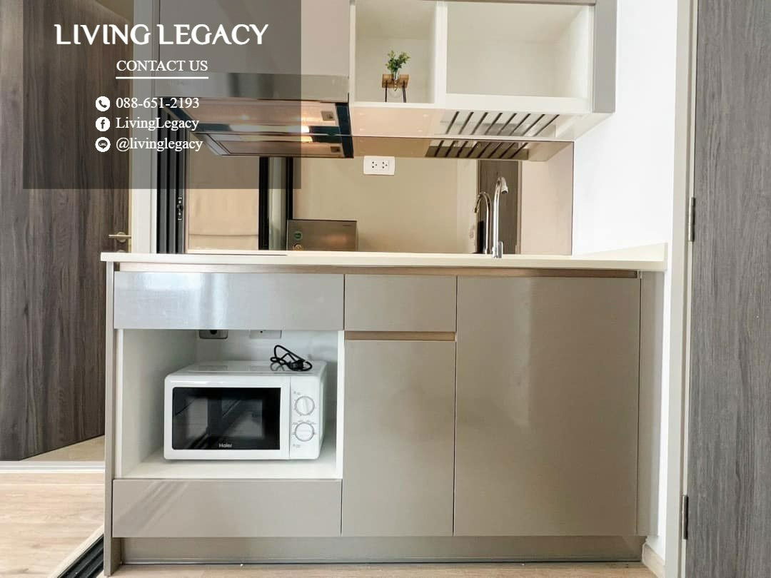 picture LUJN49GE Condo For Rent The Rich Rama 9 - Srinakarin 28 Sq.M. Floor 12 line id : @livinglegacy - 7/8