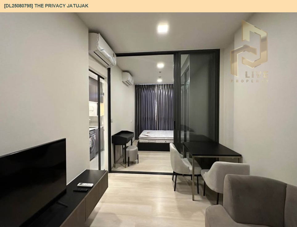 picture DL25080795 Condo for rent, The Privacy Jatujak near MRT พหลโยธิน, ready to move in, call urgently 0656133286 LineID @655ebbvc - 4/9