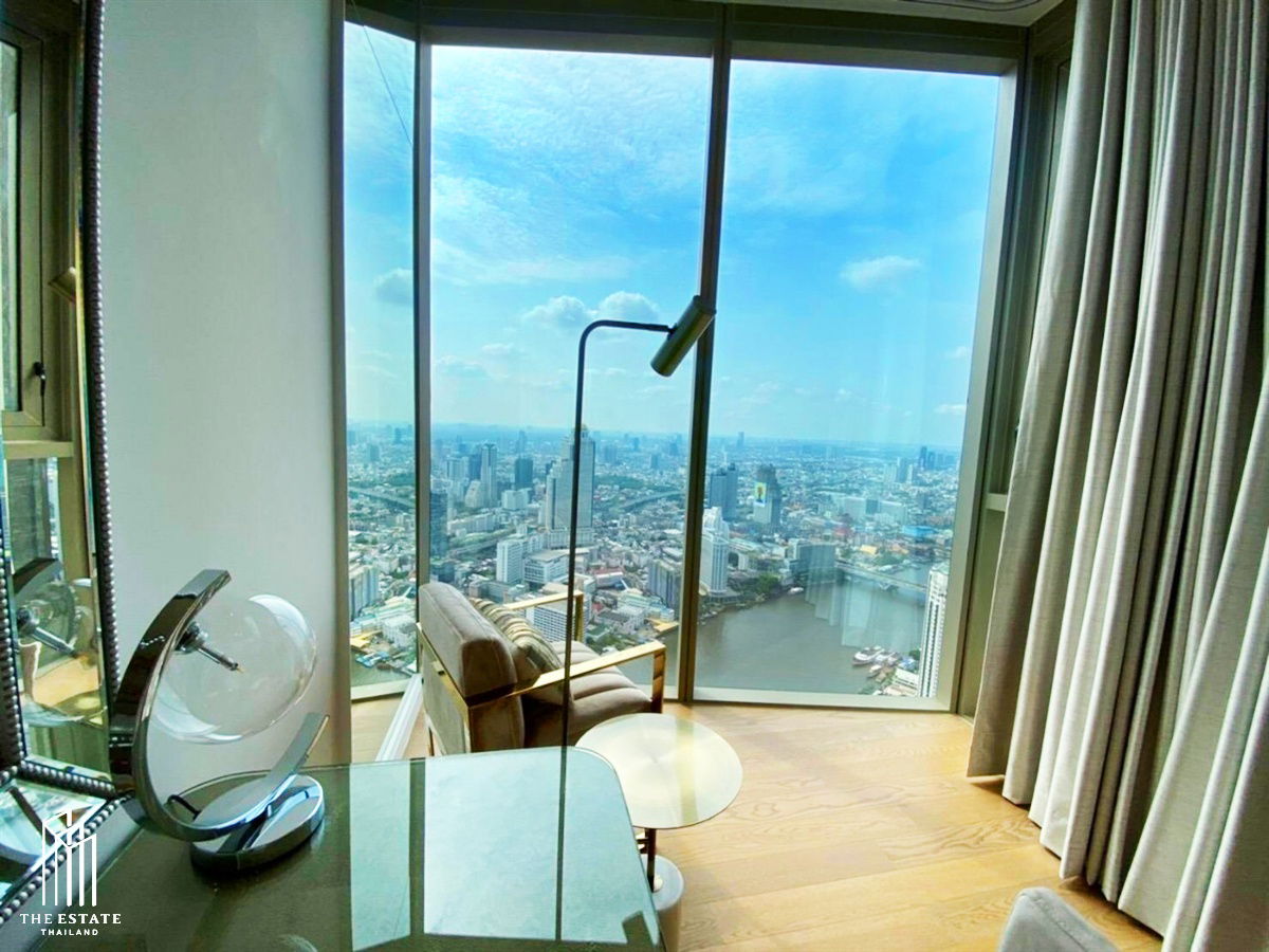 รูป 𝐅𝐨𝐫 Rent 𝐌𝐚𝐠𝐧𝐨𝐥𝐢𝐚𝐬 𝐖𝐚𝐭𝐞𝐫𝐟𝐫𝐨𝐧𝐭 𝐑𝐞𝐬𝐢𝐝𝐞𝐧𝐜𝐞𝐬 𝐈𝐂𝐎𝐍𝐒𝐈𝐀𝐌 ห้องหรูชั้นสูง ทุกห้องนอนได้รับวิวกรุงเทพฯ 𝟏𝟖𝟎 องศา  - รูปที่ 2/8