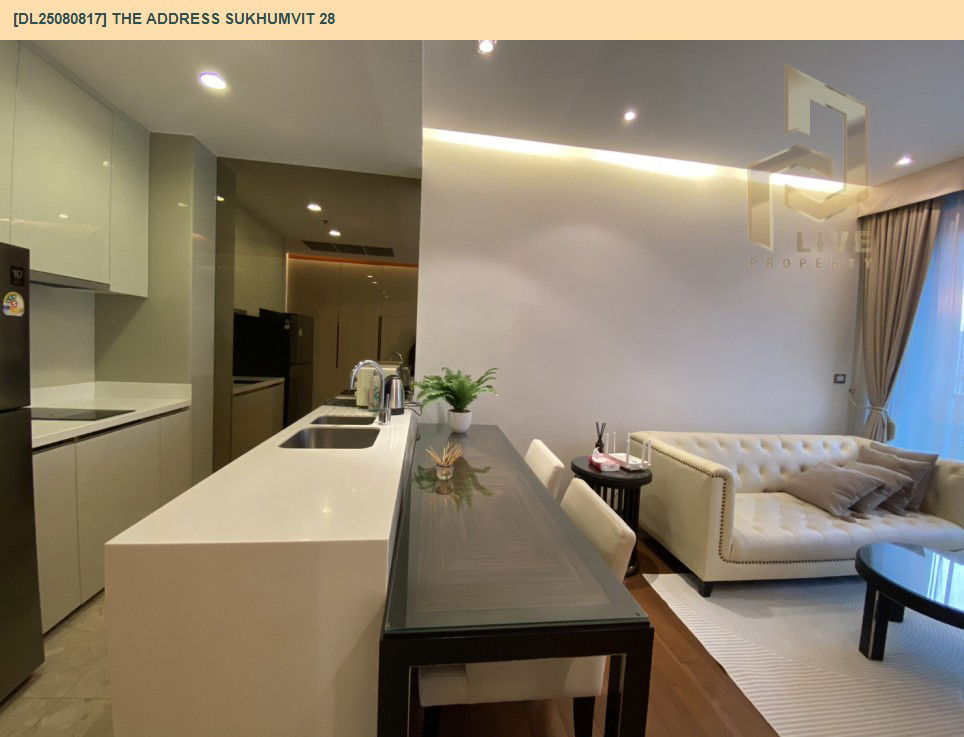 รูป DL25080817 ให้เช่าคอนโด ดิ แอดเดรส สุขุมวิท 28 (The Address Sukhumvit 28) ใกล้ BTS พร้อมพงษ์ พร้อมเข้าอยู่ โทรด่วน 0638692663 LineID @655ebbvc - รูปที่ 6/8