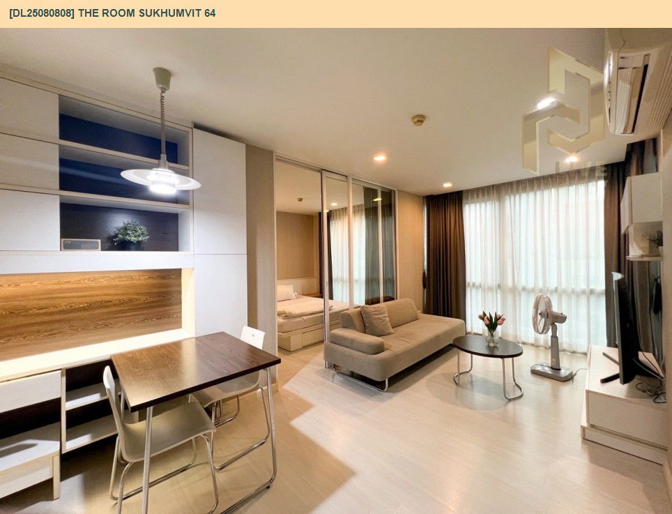 รูป DL25080808 ให้เช่าคอนโด เดอะ รูม สุขุมวิท 64 (The Room Sukhumvit 64) ใกล้ BTS ปุณณวิธี พร้อมเข้าอยู่ โทรด่วน 0638692663 LineID @655ebbvc - รูปที่ 2/10