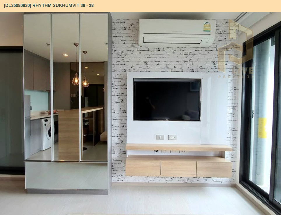 picture DL25080820 Condo for rent, Rhythm Sukhumvit 36 - 38 near BTS Thong Lo, ready to move in, call urgently 0656133286 LineID @534wlwof - 4/13