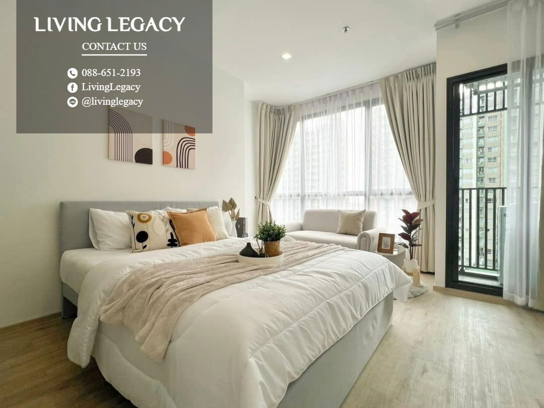 picture LUJN49GE Condo For Rent The Rich Rama 9 - Srinakarin 28 Sq.M. Floor 12 line id : @livinglegacy - 2/8