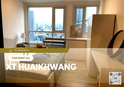 Condos for rent : For rent 📍 XT HUAIKHWANG 📍 Fully furnished and equipped, near BTS Huai Khwang