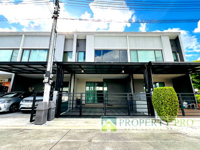 ขายทาวน์โฮม : ขาย บ้าน Pleno ติวานนท์ ทาวน์โฮม 2 ชั้น 3 ห้องนอน 18 ตรว 106 ตรม ใกล้ บางกะดี รังสิต ศรีสมาน ดอนเมือง : EL25S-009