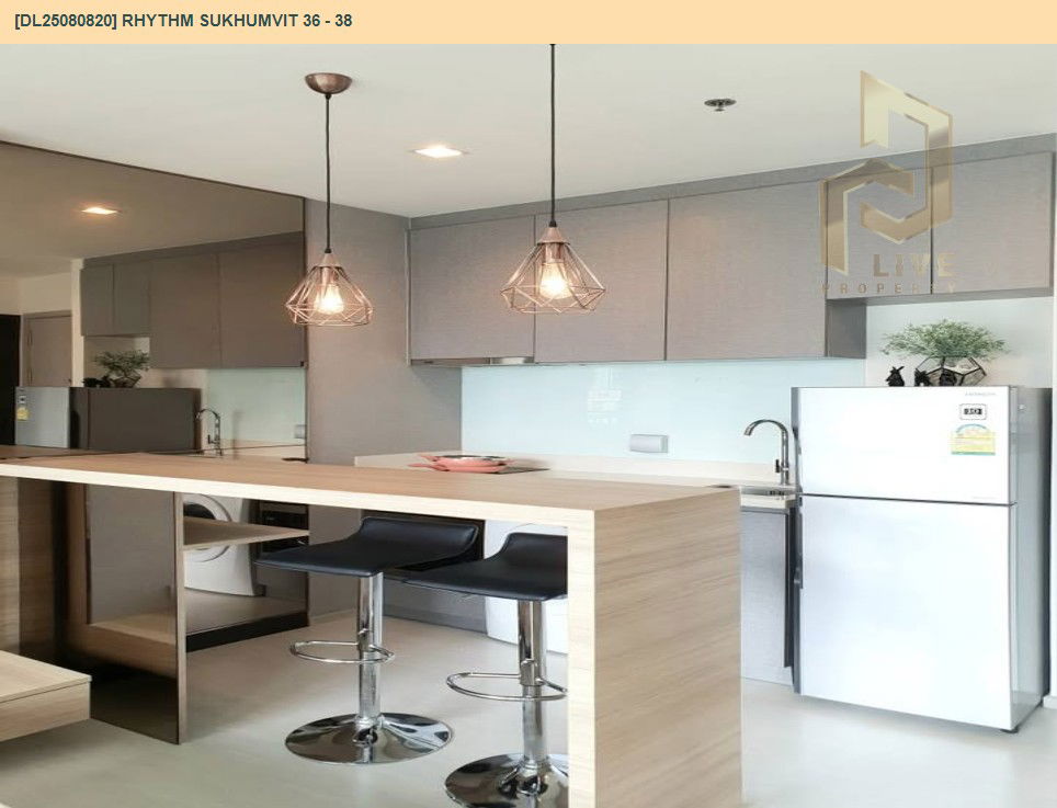 picture DL25080820 Condo for rent, Rhythm Sukhumvit 36 - 38 near BTS Thong Lo, ready to move in, call urgently 0656133286 LineID @534wlwof - 5/13