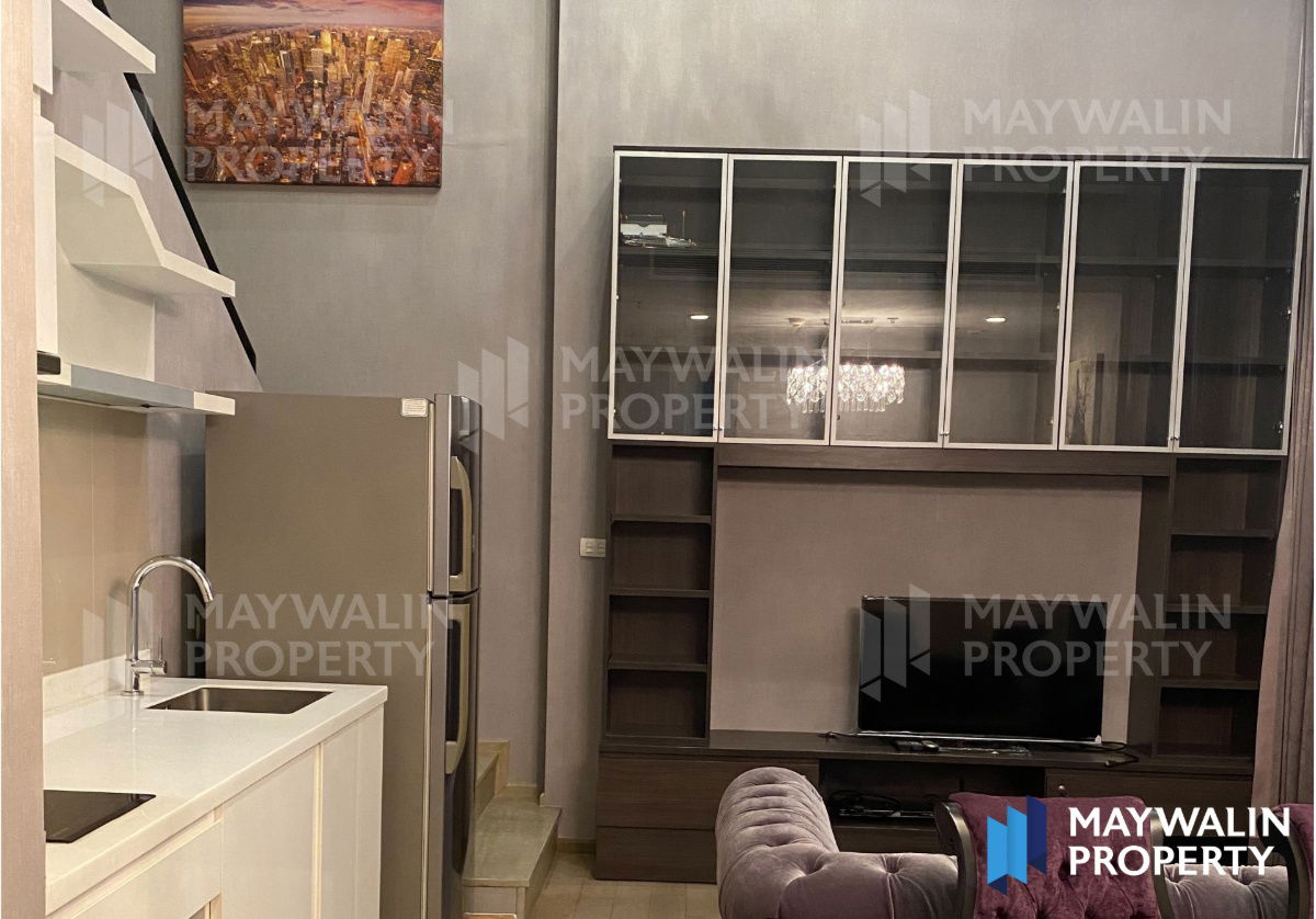 picture Hot Deal🔥 Pyne by Sansiri Duplex 2BR/2BA Next BTS Ratchathewi 0 M. ‼ Only 44,900📲 Line ID: Junesone520/0842932624 - 3/6