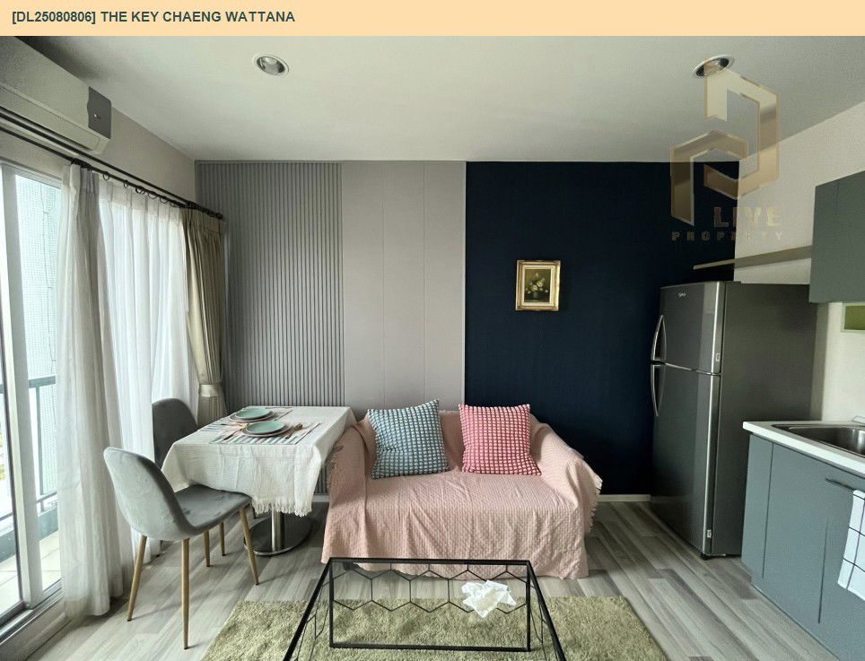 picture DL25080806 Condo for rent, The Key Chaeng Wattana near -, ready to move in, call urgently 0656133286 LineID @534wlwof - 4/9