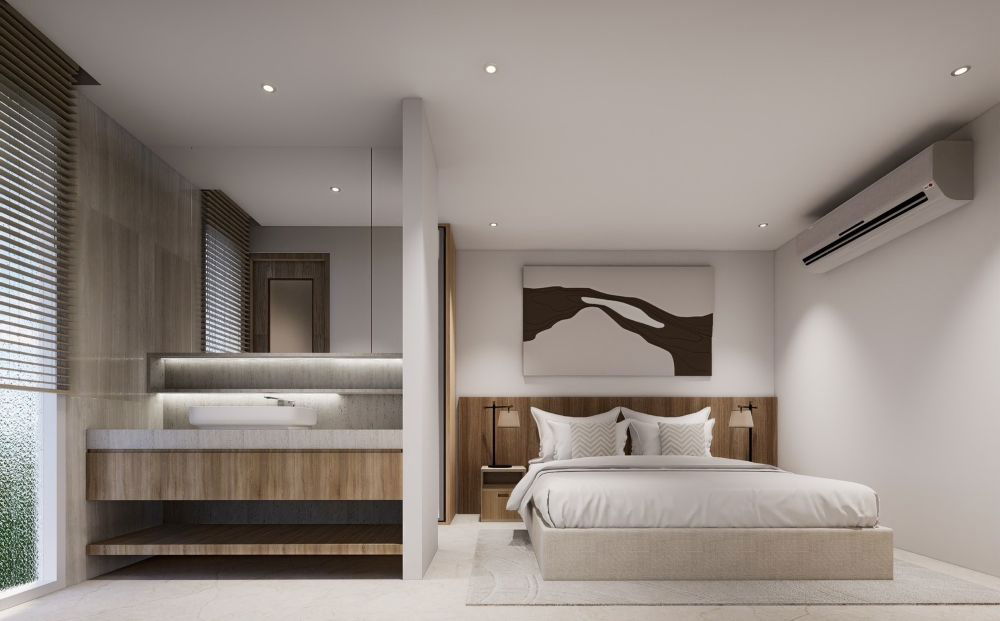 รูป ขาย Pool Villa หมู่บ้านสวนเนรมิต 5 ตกแต่งครบ ใกล้Robinson Lifestyle Thalang เพียง 5 นาที  - รูปที่ 17/22