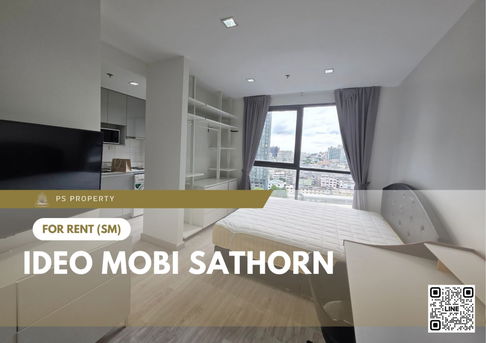 ให้เช่า 📍 IDEO Mobi Sathorn 📍 เฟอร์นิเจอร์ และ เครื่องใช้ไฟฟ้าครบ ใกล้ BTS กรุงธนบุรี