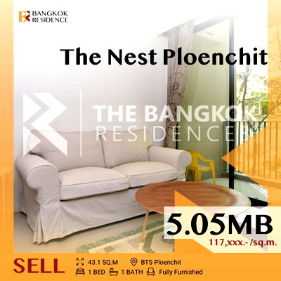 Condos for sale : 💎 Prime Ploenchit Living! The Nest Ploenchit near BTS Ploenchit.