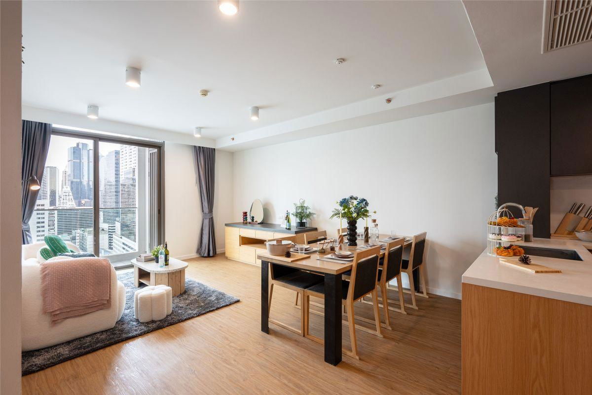 picture For sale: 3 bedrooms, large room size of 108.6 sq.m, Siamese Surawong. - 7/25