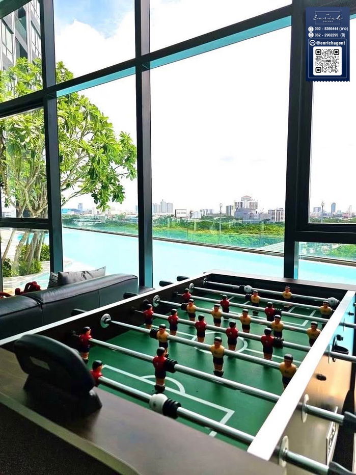 picture 💙For rent The Rich Rama 9 - Srinakarin, very new room, fully furnished, good price, ARL Hua Mak💙 Call 062-2962295 Ni // Line id: @enrichagent - 12/12