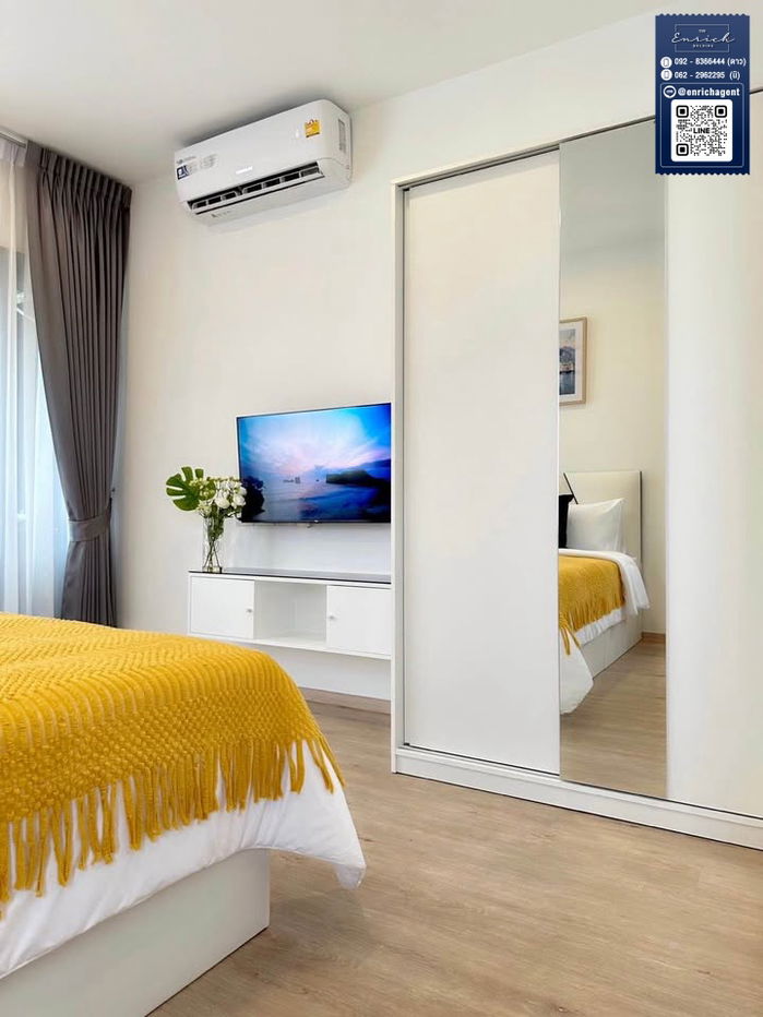 picture 💙For rent The Rich Rama 9 - Srinakarin, very new room, fully furnished, good price, ARL Hua Mak💙 Call 062-2962295 Ni // Line id: @enrichagent - 7/12