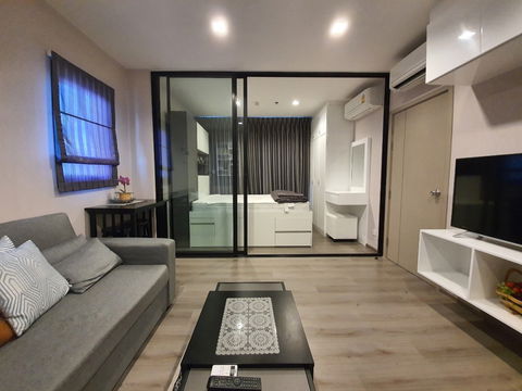 ให้เช่า politan rive ขนาด 30 ตร.ม. วิวแม่น้ำ ตกแต่งสวยราคาประหยัด