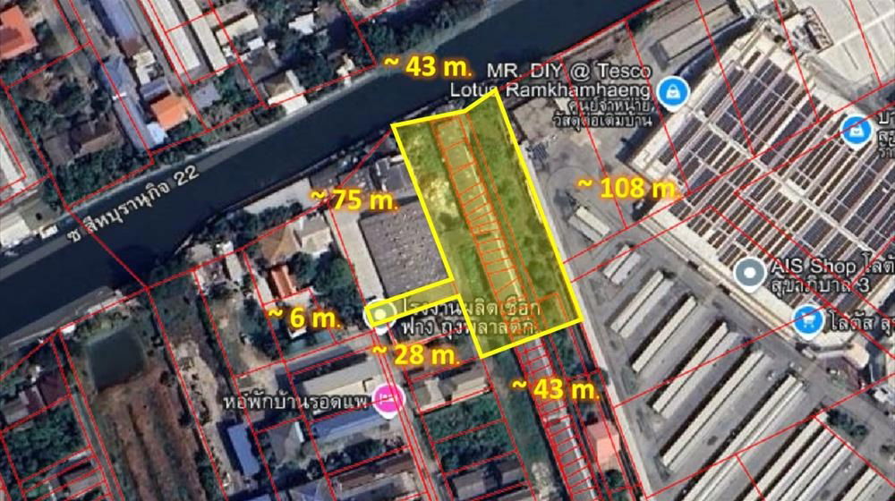 รูป ขายที่ดิน 3 ไร่ รามคำแหง ใกล้ MRT เคหะรามคำแหง รหัส 00159997 - รูปที่ 4/4