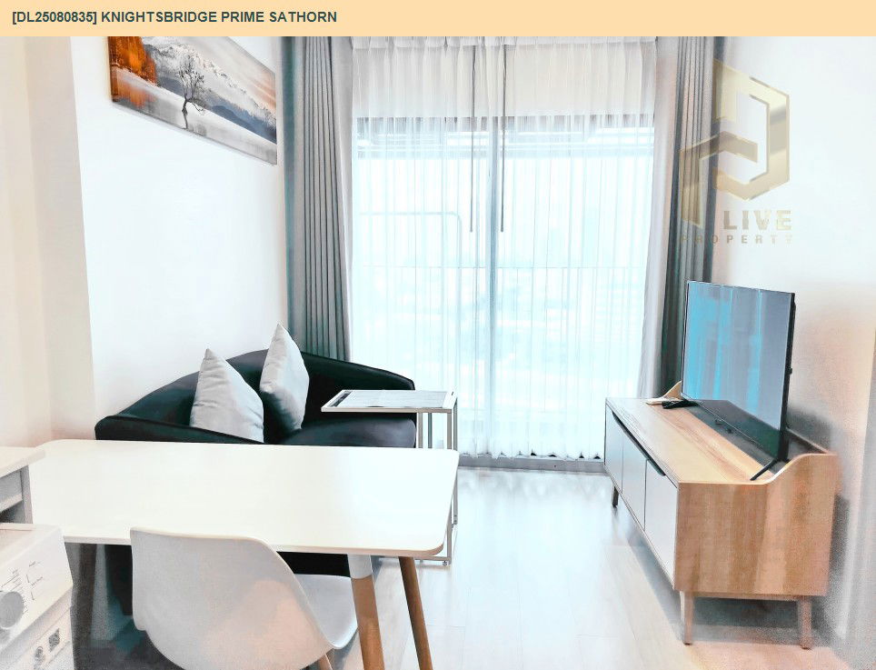 picture DL25080835 Condo for rent, Knightsbridge Prime Sathorn near BTS Chong Nonsi, ready to move in, call urgently 0656133286 LineID @534wlwof - 2/25