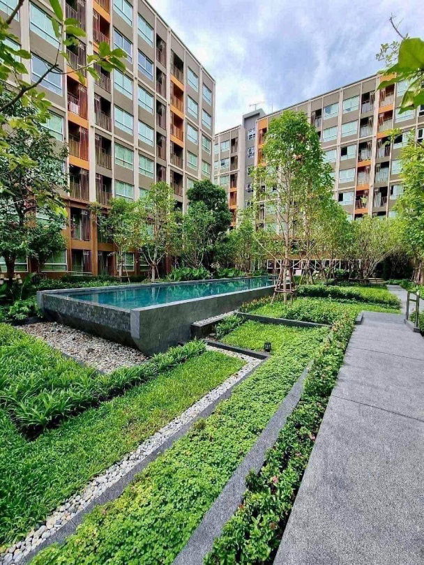 รูป 🏢ให้เช่า ดีคอนโด พนา [ Dcondo Panaa ]  🥳9,500.-/เดือน  ชั้น 4 วิวสระ  อาคารบี - รูปที่ 8/8