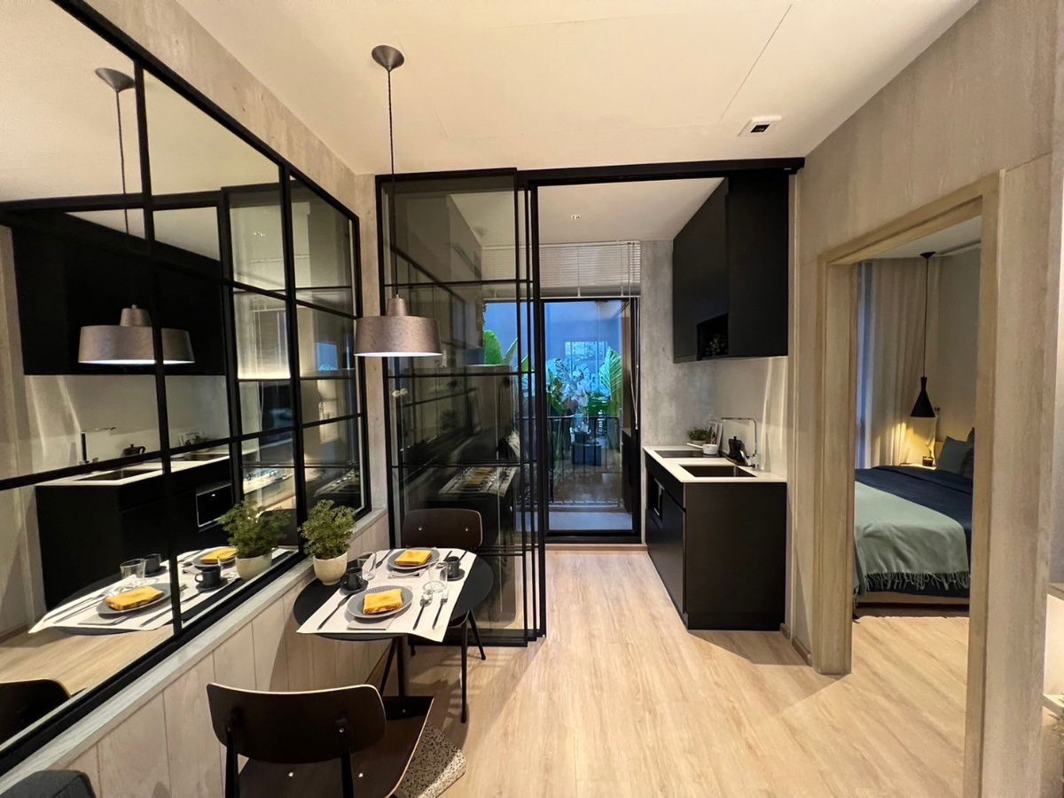 รูป 🍊 ขายถูก Noble Nue District R9 ขนาด 30 ตรม. 1 นอน RXA11 ตึกหน้า สนใจ 0993529495 - รูปที่ 6/8