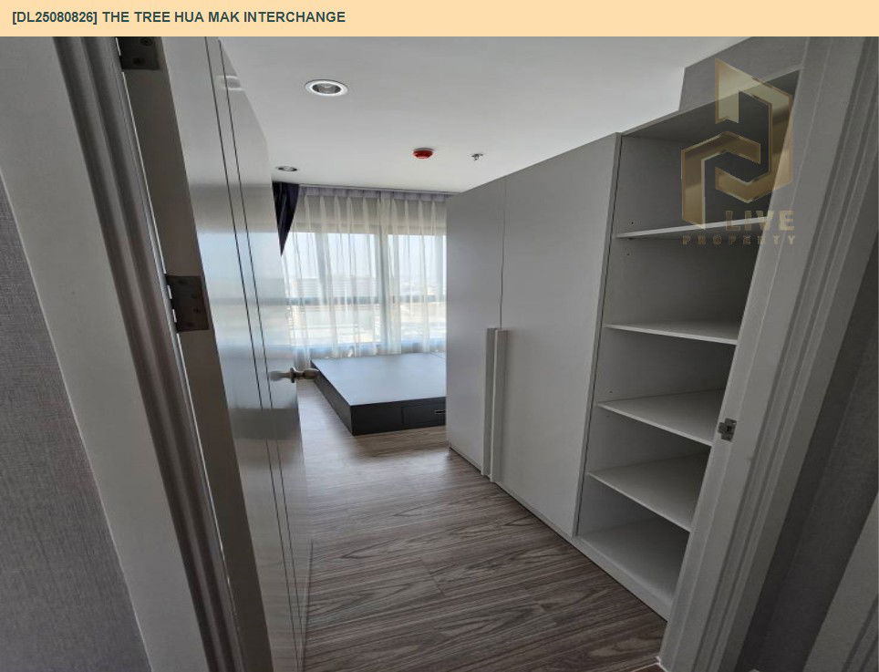 picture DL25080826 Condo for rent, The Tree Hua Mak Interchange near รถไฟฟ้า 3 สาย, ready to move in, call urgently 0656133286 LineID @655ebbvc - 13/13