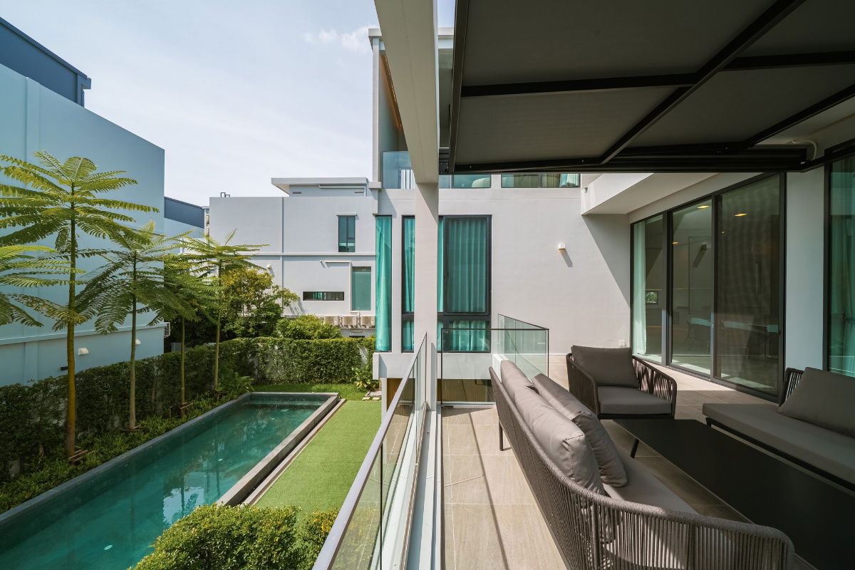รูป ด่วน ขายบ้านเดี่ยวสามชั้น VIVE กรุงเทพกรีฑา  55 ล้านบาท  - รูปที่ 2/7