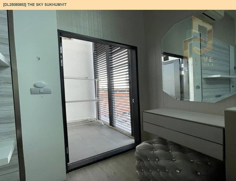 picture DL25080852 Condo for rent, The Sky Sukhumvit near BTS Udom Suk, ready to move in, call urgently 0656133286 LineID @534wlwof - 11/12
