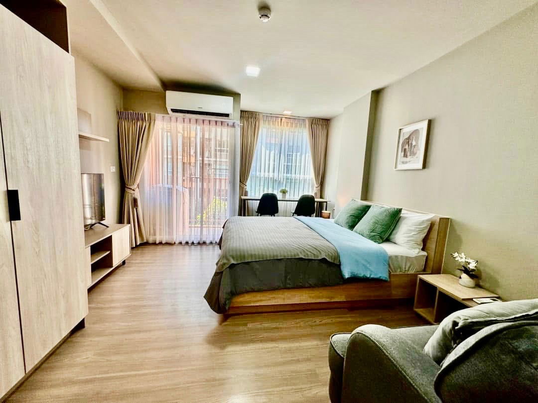 รูป 🏢ให้เช่า ดีคอนโด พนา [ Dcondo Panaa ]  🥳9,500.-/เดือน  ชั้น 4 วิวสระ  อาคารบี - รูปที่ 2/8