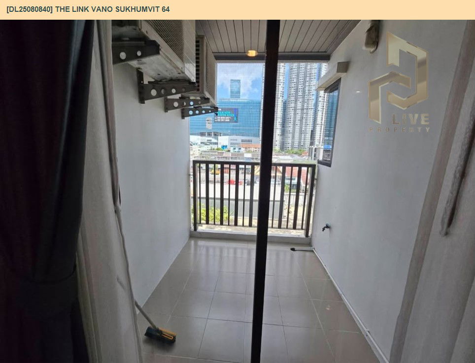 รูป DL25080840 ให้เช่าคอนโด เดอะ ลิงค์ วาโน สุขุมวิท 64 (The Link Vano Sukhumvit 64) ใกล้ BTS ปุณณวิธี พร้อมเข้าอยู่ โทรด่วน 0638692663 LineID @534wlwof - รูปที่ 9/9