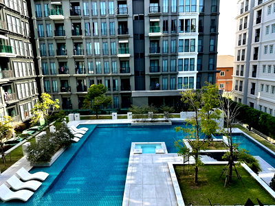 เช่าคอนโด ม.เกษตรศาสตร์ ศรีราชา : Chamonix Condo ศรีราชา - แหลมฉบัง ม.เกษตร 📌ชั้น 4 อาคารบี 🏠 1 ห้องนอน 35 ตรม. 🍁 10,000 บาท 