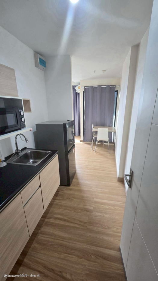 picture Condo for rent: J Condo (Sathorn-Kanlapaphruek). Very spacious unit. 36 sq m., 17th floor, Building A. 1 bedroom, 1 bathroom, 1 living room. - 3/10