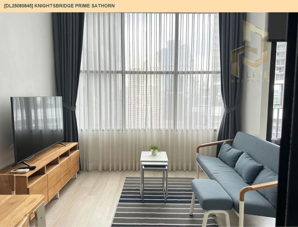 picture DL25080845 Condo for rent, Knightsbridge Prime Sathorn near BTS Chong Nonsi, ready to move in, call urgently 0656133286 LineID @534wlwof - 2/6