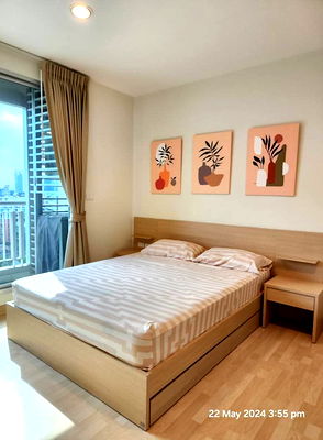 คอนโดให้เช่า : ให้เช่าคอนโด Rhythm Ratchada ติดรถไฟฟ้า Mrt Ratchada ห้องสวยวิวดี (kyz101)