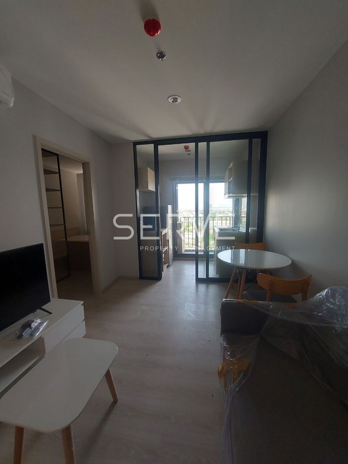 picture 1 Bed City View Fully furnished with Electric stove, Hood Good Location Next to MRT Si La Salle  @ Nue Noble Srinakarin Lasalle - 1/9