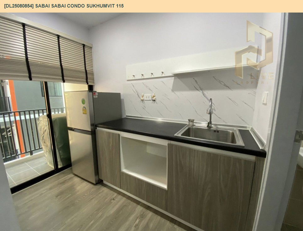 รูป DL25080854 ให้เช่าคอนโด สบาย สบาย คอนโด สุขุมวิท 115 (Sabai Sabai Condo Sukhumvit 115) ใกล้ BTS ปู่เจ้า พร้อมเข้าอยู่ โทรด่วน 0638692663 LineID @534wlwof - รูปที่ 5/10