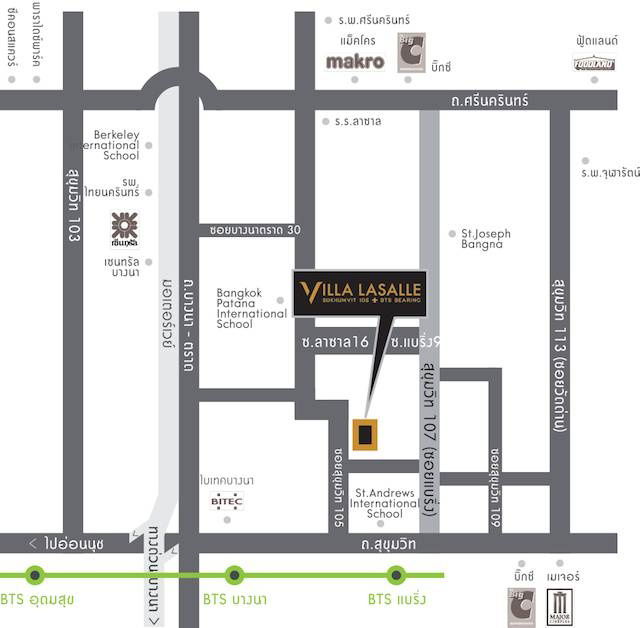 รูป ขายคอนโดวิลล่า ลาซาล - Villa Lasalle สุขุมวิท 105 ชั้น 6 วิวสระว่ายน้ำ เฟอร์ฯครบ พร้อมเข้าอยู่ ใกล้ BTS แบริ่ง - รูปที่ 18/18