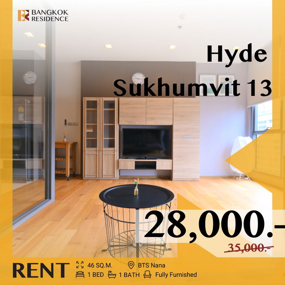 picture  Hyde Sukhumvit 13 ✨Ready-to-move-in Condo, Central City Location💖Near BTS Nana  - 1/12